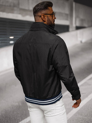 Vīriešu pārejas virsjaka melna OZONEE JS/5M3101/392Z