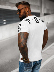 Vīriešu T-krekls balts OZONEE O/8T1260/1