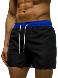 Vīriešu peldbikses melnas-debesu zilas OZONEE ST004-5