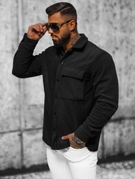 Vīriešu krekls melns OZONEE O/GOM23040