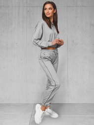 Sieviešu sporta tērps pelēks OZONEE O/HW251213B