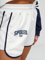 Sieviešu sporta tērps balti-tumši zils OZONEE JS/M58631AB