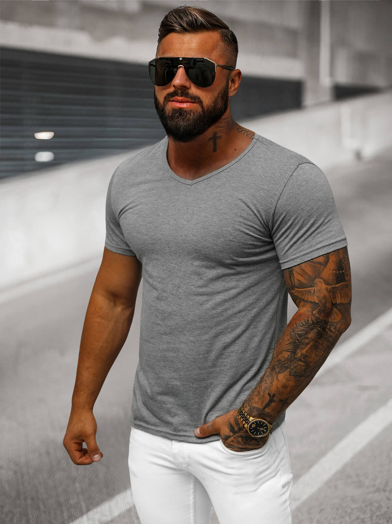 Vīriešu T-krekls Grafīta OZONEE JS/712007Z