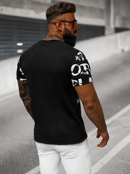 Vīriešu T-krekls Melns OZONEE O/8T1280/3