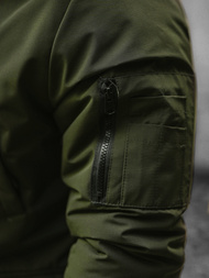 Vīriešu ziemas virsjaka haki OZONEE JS/M2019/136