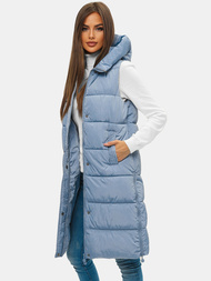 Sieviešu veste gaiši debesu zila OZONEE O/H909/101