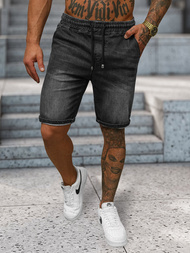 Vīriešu šorti melni OZONEE NB/MP0314N