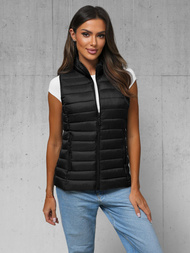 Sieviešu veste melna OZONEE JS/16M9155/392