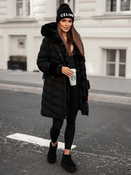 Sieviešu jaka melna OZONEE JS/5M3156/392Z