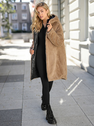 Sieviešu garā ziemas jaka melna OZONEE JS/5M3352/392