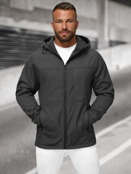 Vīriešu softshell jaka grafīta OZONEE JS/27B6523/5