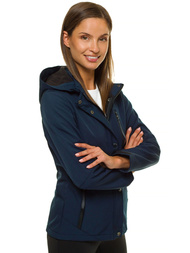 Sieviešu softshell jaka tumši zila OZONEE JS/HD181/4