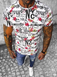 Vīriešu T-krekls Krāsains OZONEE O/BL63