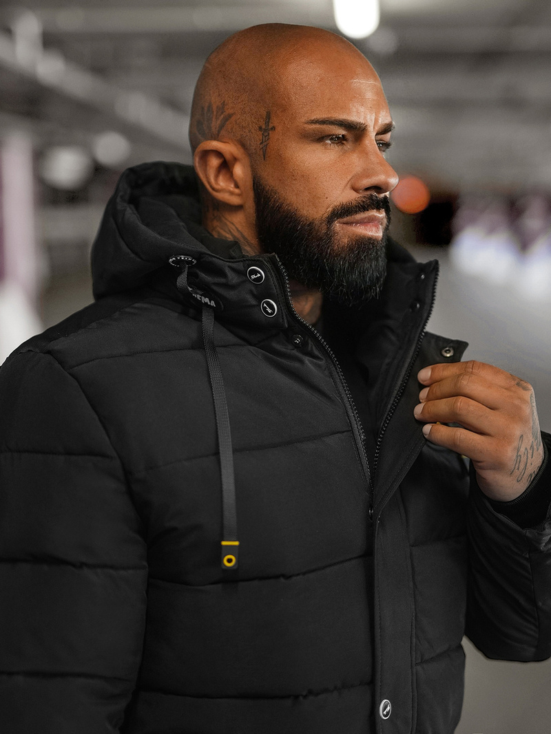 Vīriešu jaka melna OZONEE JS/57M7503/392