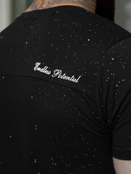 Vīriešu t-krekls melns OZONEE O/QQ1387