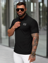 Vīriešu polo krekls melns OZONEE NB/MT3124