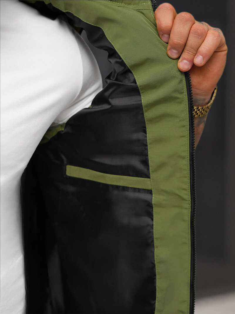 Vīriešu veste zaļa OZONEE JS/31M5062/136