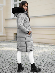 Sieviešu jaka pelēka OZONEE O/W377Z