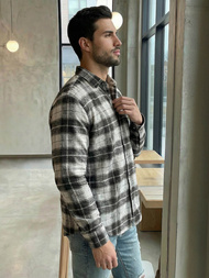 Vīriešu krekls pelēka OZONEE V/V172Z