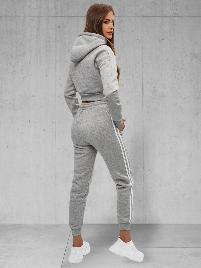 Sieviešu sporta tērps pelēks OZONEE JS/8C67/2Z