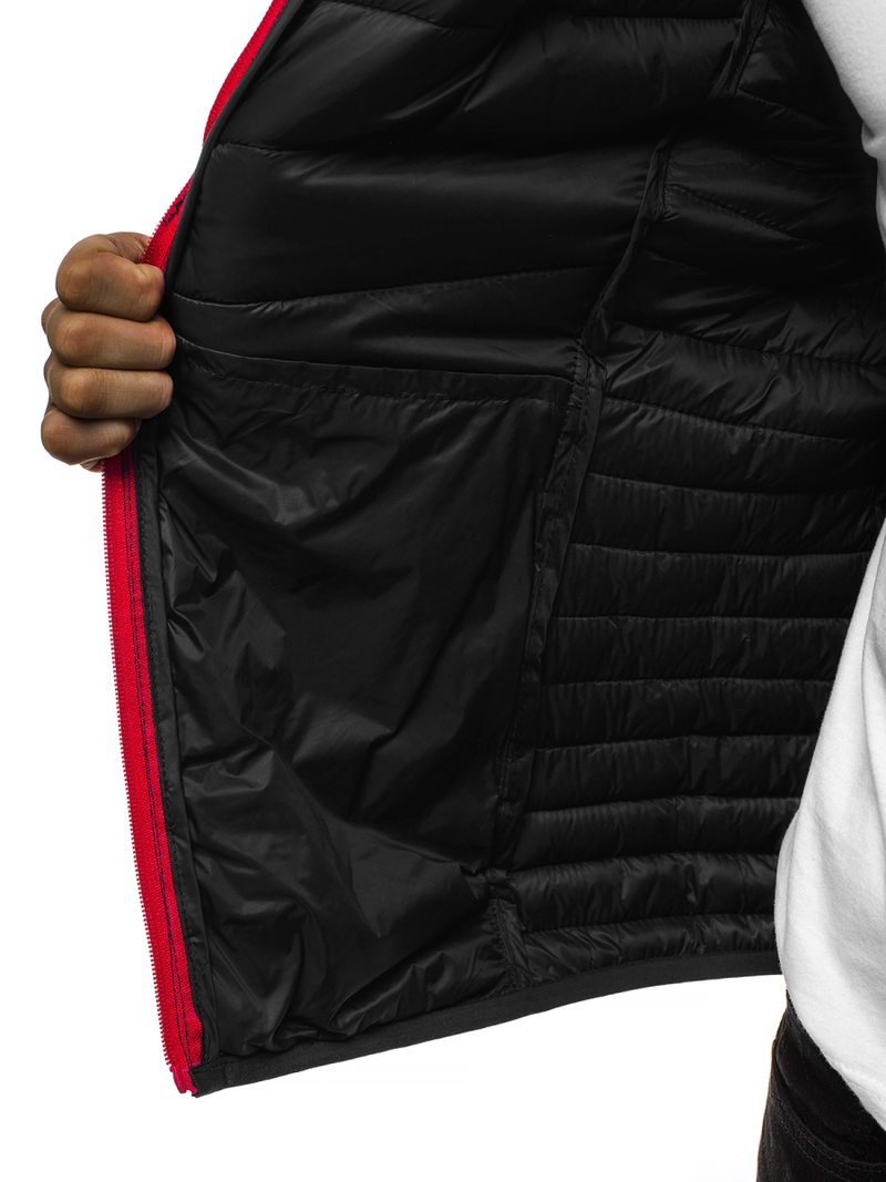 Vīriešu pārejas virsjaka melna OZONEE JB/JP1137