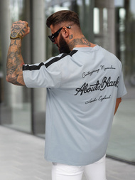 Vīriešu t-krekls gaiši-debesu zils OZONEE O/QQ1195