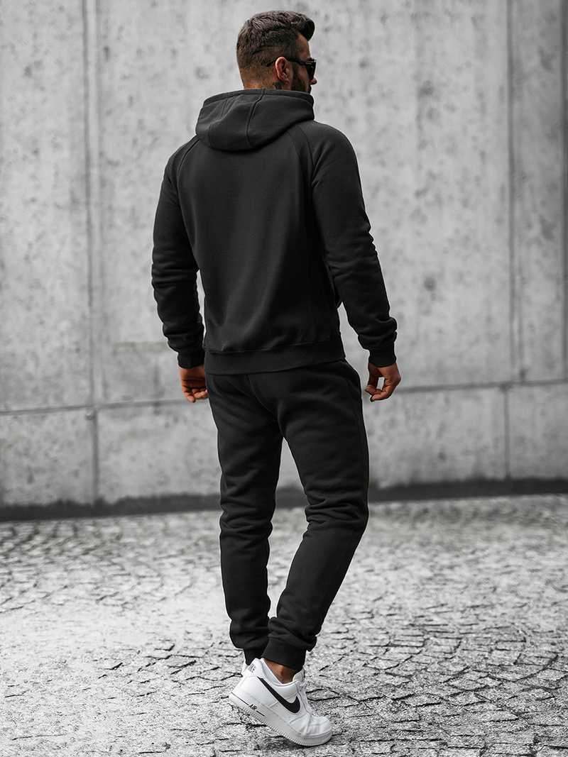 Vīriešu treniņtērps melns OZONEE JS/8C75/3