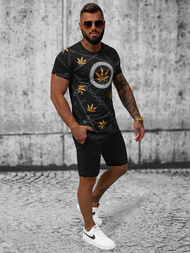 Vīriešu Treniņtērps Melns OZONEE O/HM757Z