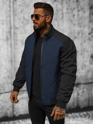 Vīriešu pārejas virsjaka tumši zila OZONEE JS/84M3022/215