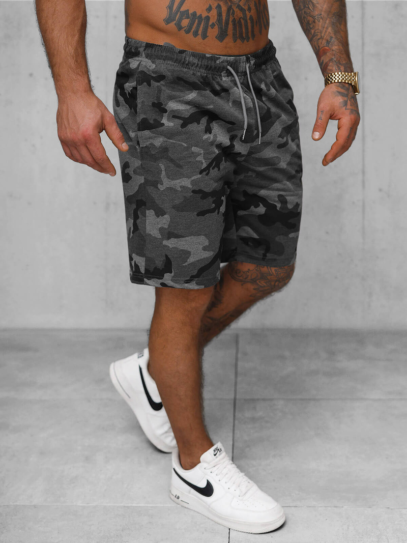 Vīriešu sporta šorti grafīta OZONEE JS/8K283/5