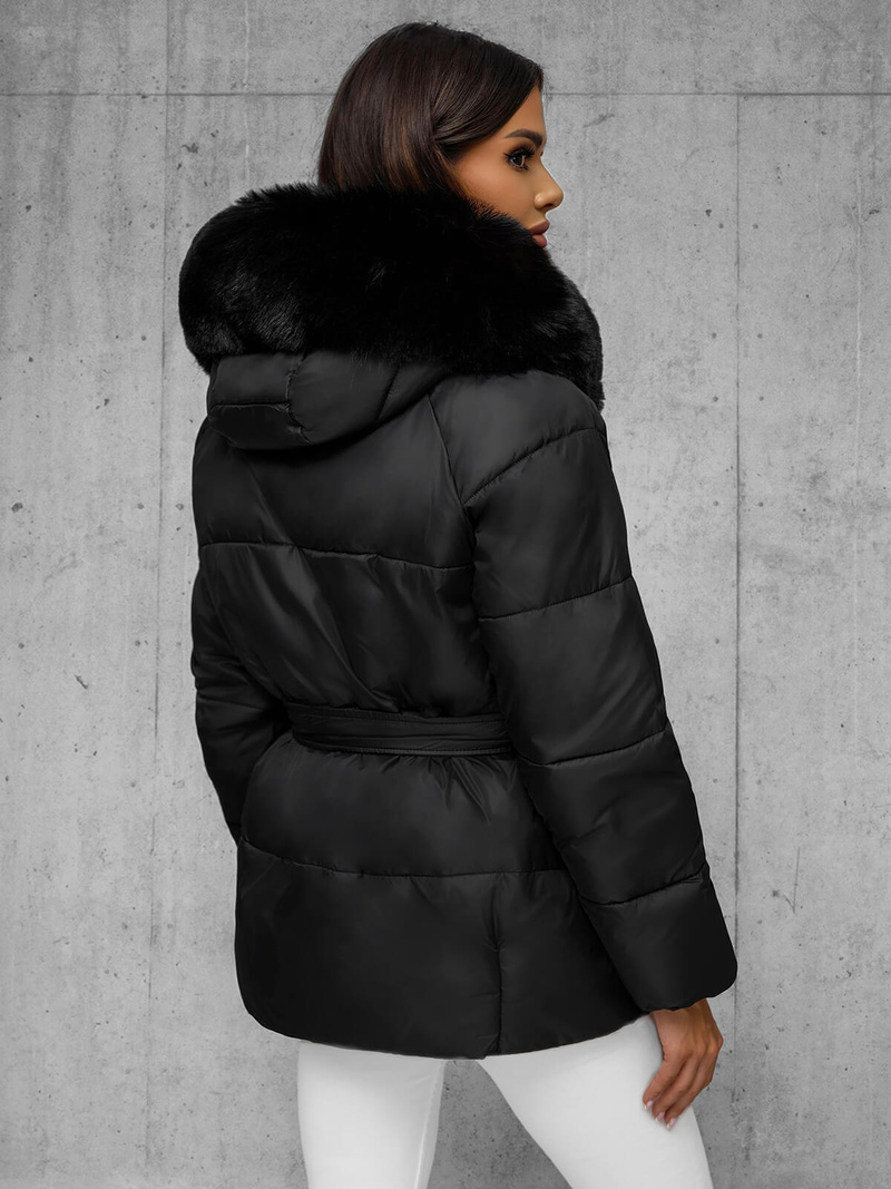 Sieviešu jaka melna OZONEE JS/16M9206/392Z