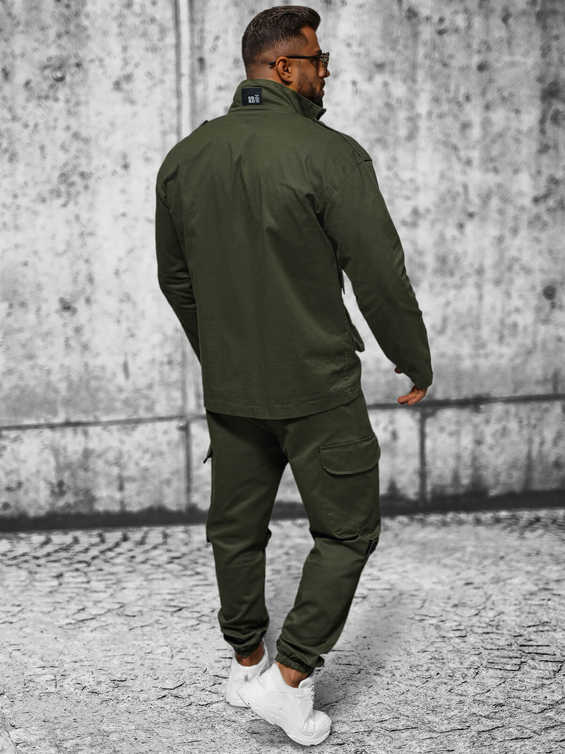 Vīriešu pārejas virsjaka haki OZONEE O/G3035