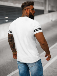 Vīriešu T-krekls balts OZONEE O/8T1275/1