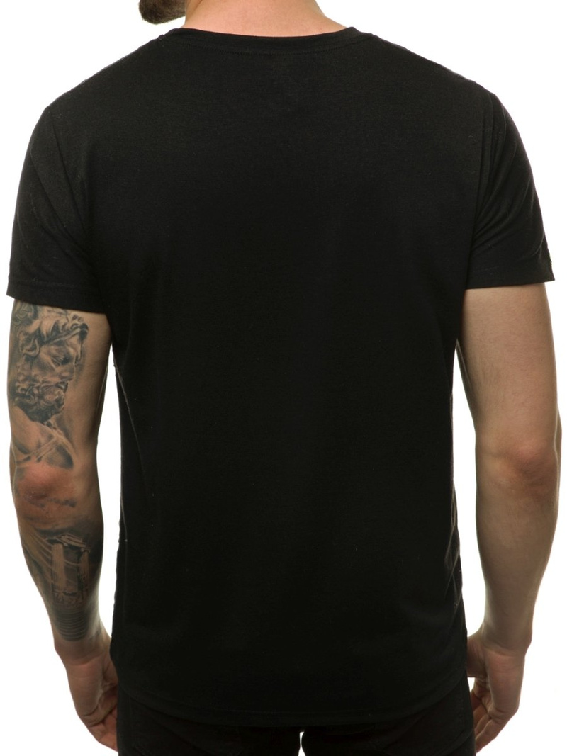 Vīriešu T-krekls melns OZONEE JS/KS2083