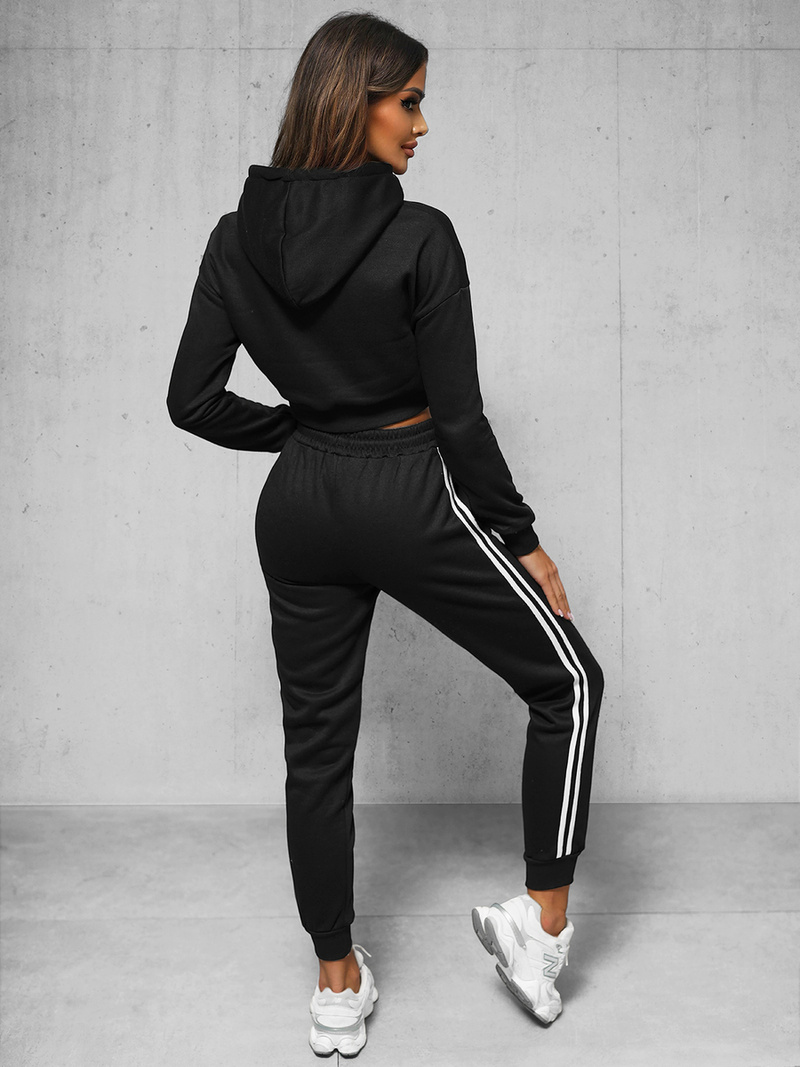 Sieviešu sporta tērps melns OZONEE JS/8C67/3