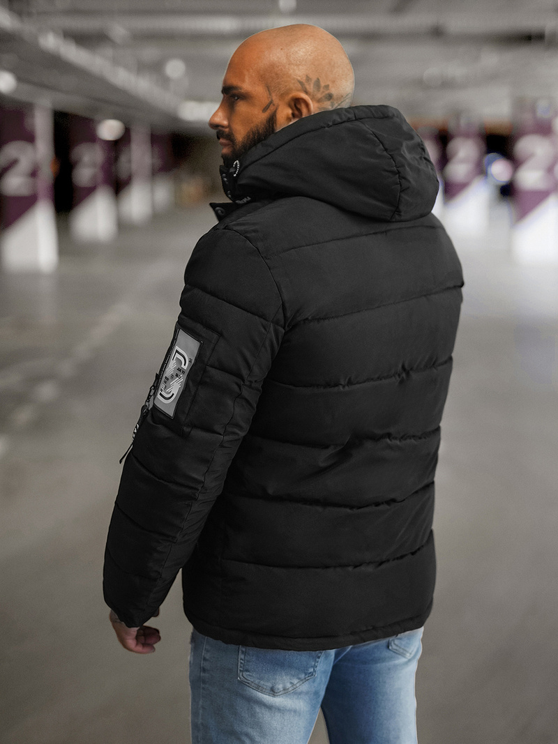 Vīriešu jaka melna OZONEE JS/57M7503/392