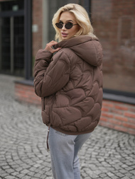 Sieviešu jaka šokolāde OZONEE JS/5M3336/158Z