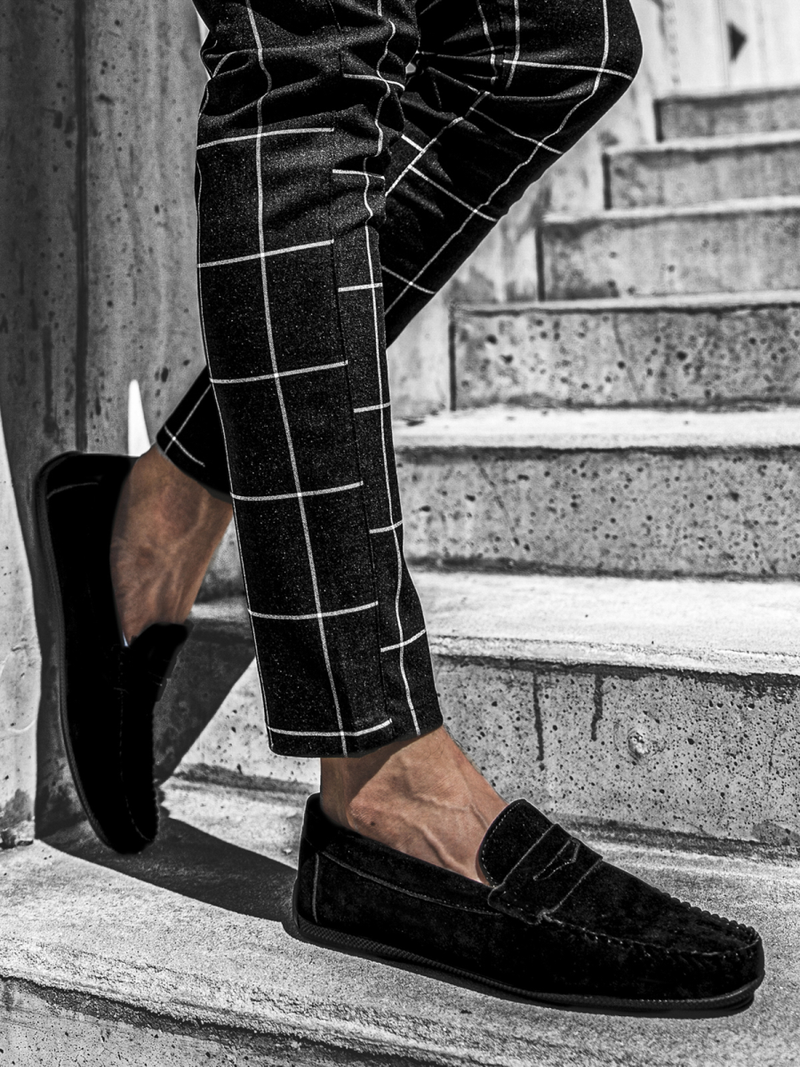 Vīriešu apavi slip on melnas T/125