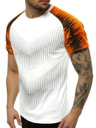 Vīriešu T-krekls balts OZONEE JS/KS2061