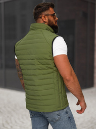 Vīriešu veste zaļa OZONEE JS/31M5062/136