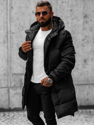 Vīriešu virsjaka melna OZONEE O/M799