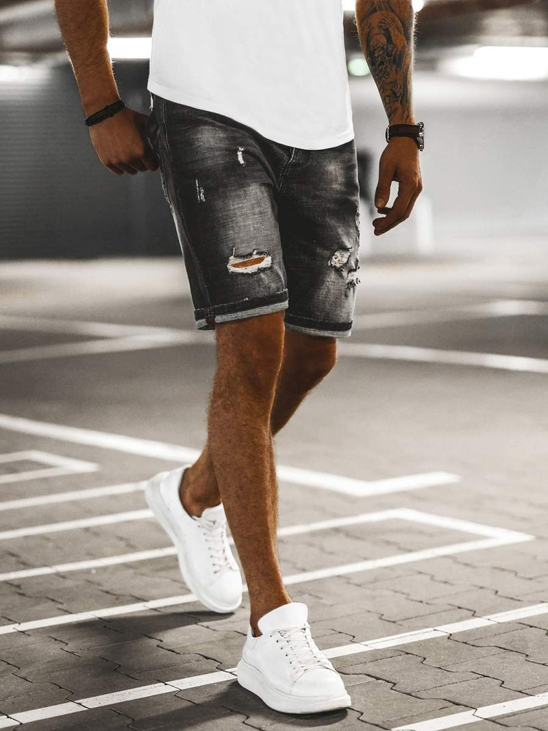 Vīriešu šorti grafīta OZONEE NB/MP0035GZ