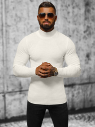 Vīriešu svīteris ecru OZONEE L/2263Z