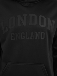 Vīriešu džemperis ar kapuci melna OZONEE JS/8B1986/3