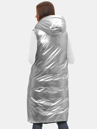 Sieviešu divpusēja veste melna OZONEE JS/5M755/392