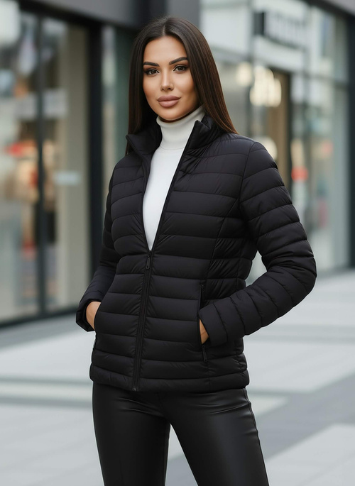 Sieviešu jaka melna OZONEE JS/16M9109/392Z