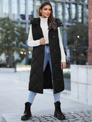 Sieviešu veste melna OZONEE JS/5M3165/392