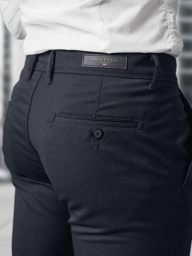 Vīriešu chino bikses tumši zilas OZONEE V/5100