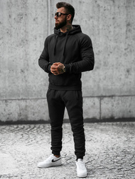 Vīriešu treniņtērps melns OZONEE JS/8C75/3