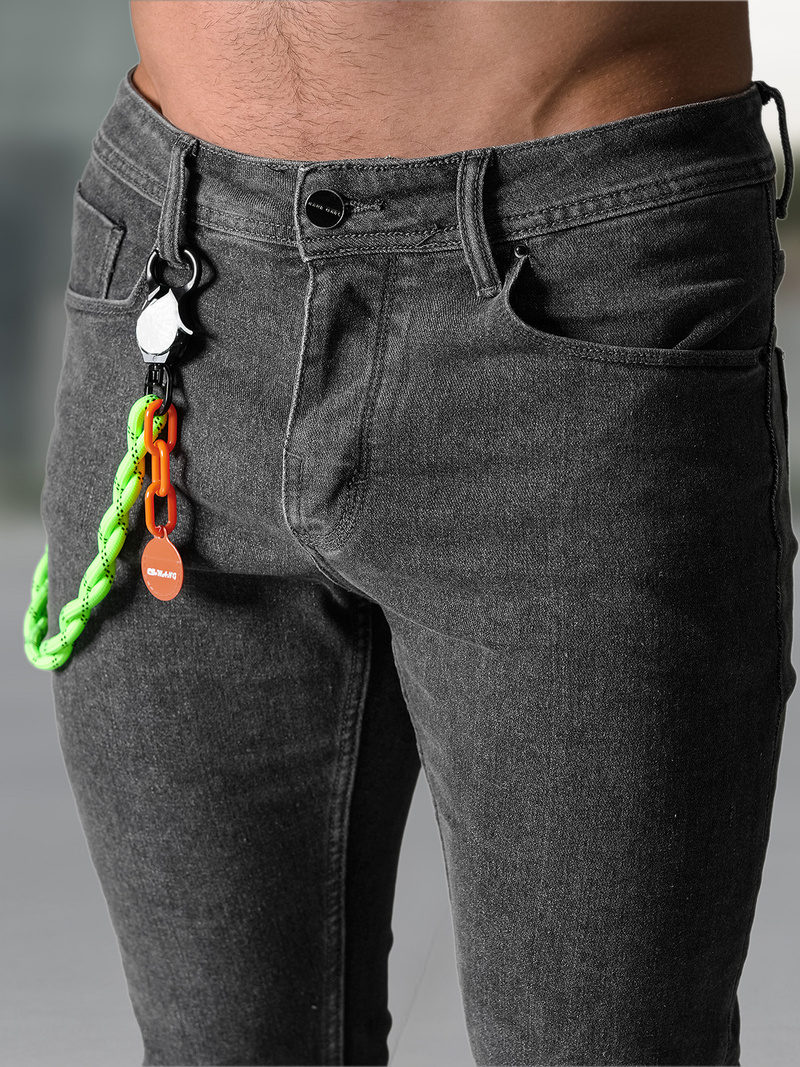 Vīriešu džinsi grafīta OZONEE NB/MP0191G